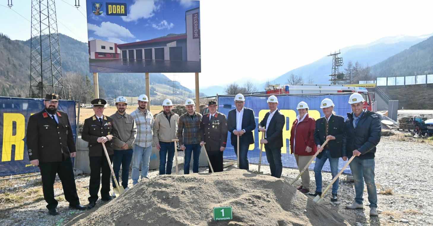 Grundsteinlegung - Feuerdepots Kahlwang - Foto